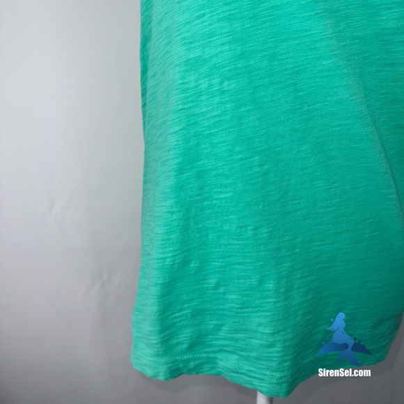 1166 J. Crew Zipperback Tank - Size S - Green - Picture 5 of 13